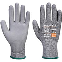 Portwest A622 MR Cut PU Palm Glove Grey XL