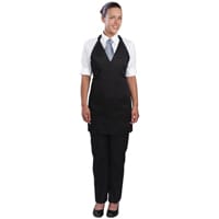 Chef Works Tuxedo Bib Apron Black