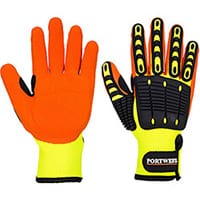 Portwest A721 Anti Impact Grip Glove Yellow & Orange Small