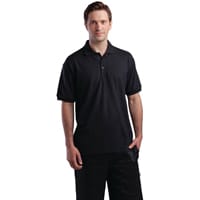 Unisex Polo Shirt Black M