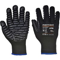 Portwest A790 Anti-Vibration Glove Black Medium