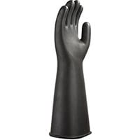 Portwest A802 Heavy Latex Gauntlet 44cm Black XXL