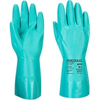 Portwest A810 Nitrosafe Chemical Gauntlet Green Medium
