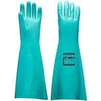 Portwest A813 Nitrile Gauntlet 48cm Green XXL