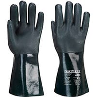 Portwest A835 Double Dipped PVC Gauntlet Green XL