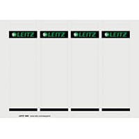 Leitz PC Printable Spine Labels for Plastic Lever Arch Files Laser Short Wide Grey 25 A4 Sheets - 4 Labels per Sheet 100 Labels