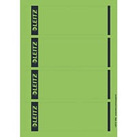 Leitz PC Printable Spine Labels for Standard Lever Arch Files Laser Short Wide Green 25 A4 Sheets - 4 Labels per Sheet 100 Labels