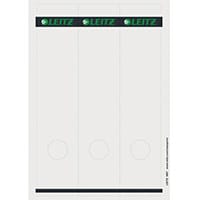 Leitz PC Printable Spine Labels for Standard Lever Arch Files Laser Long Wide Grey 25 A4 Sheets - 3 Labels per Sheet 75 Labels