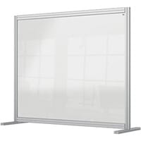 Nobo Premium Plus Clear Acrylic Protective Desk Divider Screen Modular System 1200x1000mm