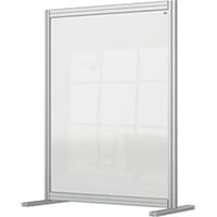 Nobo Premium Plus Clear Acrylic Protective Desk Divider Screen Modular System 800x1000mm