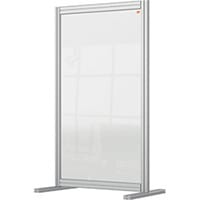 Nobo Premium Plus Clear Acrylic Protective Desk Divider Screen Modular System 600x1000mm