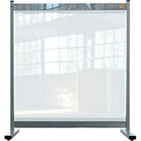Nobo Premium Plus Clear PVC Protective Desk Divider Screen 770x860mm