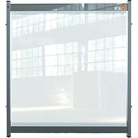 Nobo Premium Plus Clear PVC Modular Desk Divider Screen System 750x820mm