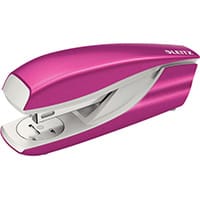 Leitz New NeXXt WOW Metal Office Stapler Blister Pk 3mm Metallic Pink