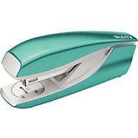 Leitz New NeXXt WOW Metal Office Stapler Blister Pk 30 Sheet Capacity Ice Blue