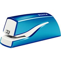 Leitz NeXXt Series WOW Electric Stapler Battery-Powered Metallic Blue