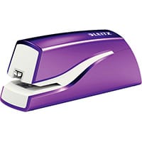 Leitz NeXXt Series WOW Electric Stapler Battery-Powered Purple