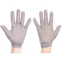 Portwest AC01 Chainmail Single Glove Silver Medium