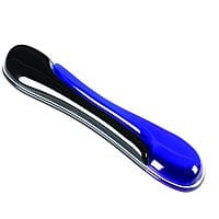 Kensington Gel Wave Wrist Rest Black/Blue 62397