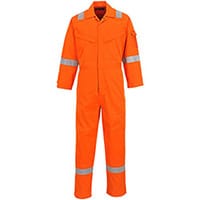 Portwest AF73 Araflame Silver Coverall Orange Size 50