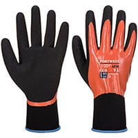 Portwest AP30 Dermi Pro Glove Orange & Black Medium