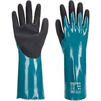 Portwest AP60 Sandy Grip Lite Gauntlet Blue & Black Large