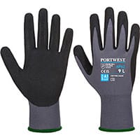 Portwest AP62 Dermiflex Aqua Glove Grey & Black XXL