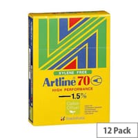 Artline 70 Black Bullet Tip Marker 1.5mm Pack of 12