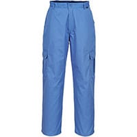 Portwest AS11 Antistatic Trousers Hamilton Blue Small
