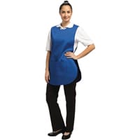 Whites Tabard With Pocket Royal Blue