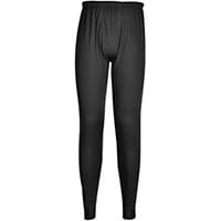 Portwest B131 Base Layer Trousers Black Medium
