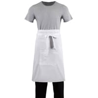 Regular Bistro Apron White