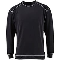 Portwest B153 Base Pro Antibacterial Top Black Large