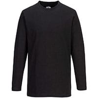 Portwest B196 Long Sleeve T-Shirt Black Size XXXL Regular Fit