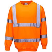 Portwest B303 Hi-Vis Sweatshirt Orange Medium