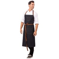 Chef Works Urban Memphis Wide Bib Apron Indigo