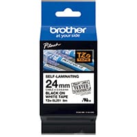 Brother P-Touch 24mm Black on White Labelling Tape TZE-SL251