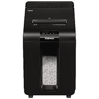 Fellowes AutoMax 100M Hybrid Paper Shredder - Micro Cut, P-4 Security Level - 23 Litre Bin, 100 Sheet Auto Feed, Sleep Mode Feature, 15 Minute Runtime - Colour: Black 4629301