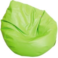Pear Shaped Bean Bag Green Vinyl