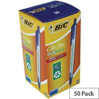 Bic Ecolutions Clic Stick Blue Pack of 50 8806