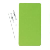 Silencing Screens With A Rigid Frame Covered With Textile Green