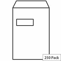 Evolve C4 Recycled Envelope Window White Self-Seal 100gsm (Pack of 250)