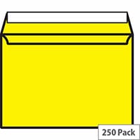 Blake C5 Canary Yellow Wallet Envelopes Pack of 250