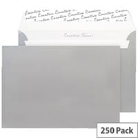 Blake C5 Wallet Envelope Peel And Seal 130gsm Pack of 250 Metallic Silver 312