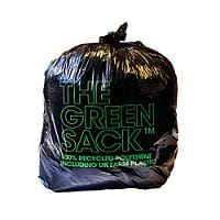 The Green Sack Pack of 200 Refuse Sacks Medium Duty Black GR0006