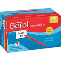 Berol Handwriting Pen Blue Pack of 200 2056779
