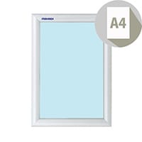 Franken A4 Exterior Wall Mount Aluminium Snap Frame Posters & Notices, Weather- & Water- Resistant, Easy & Quick To Change Media Displayed