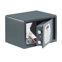 Burg Wachter Pure-Safe PS 110 E KA 3 Electronic with Override Key - Insurance Rating €1,000 Cash & €10,000 Valuables H180 x W280 x D200 mm 6.7Ltr