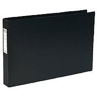 Elba 4D-Ring Binder PVC A3 30mm Oblong Black