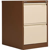 Bisley BS2E Filing Cabinet Flush Front 2D Lock C/C BS2EC/C